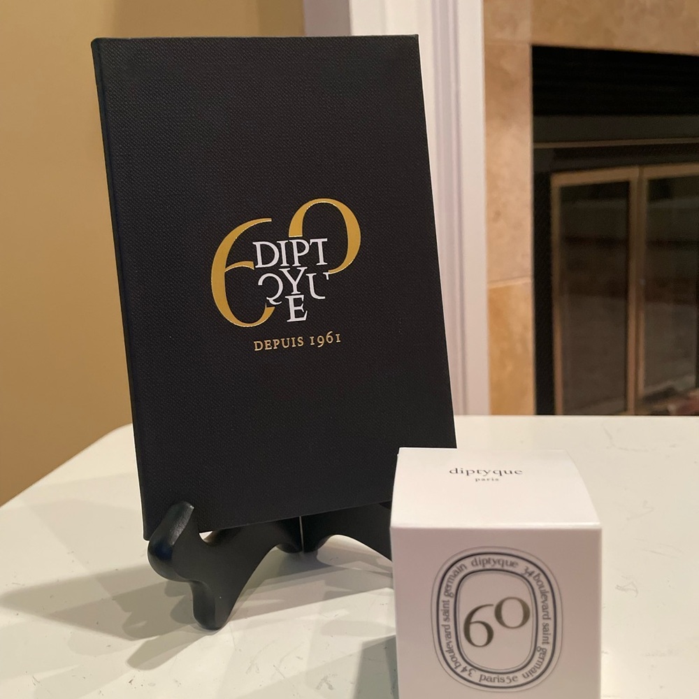 Diptyque 60th Anniversary Candle & Limited Edition Mini Notebook